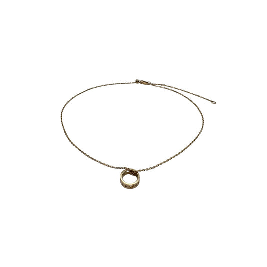 Gucci Amor circle pendant necklace