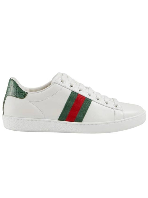 Gucci Ace Leather Sneakers White