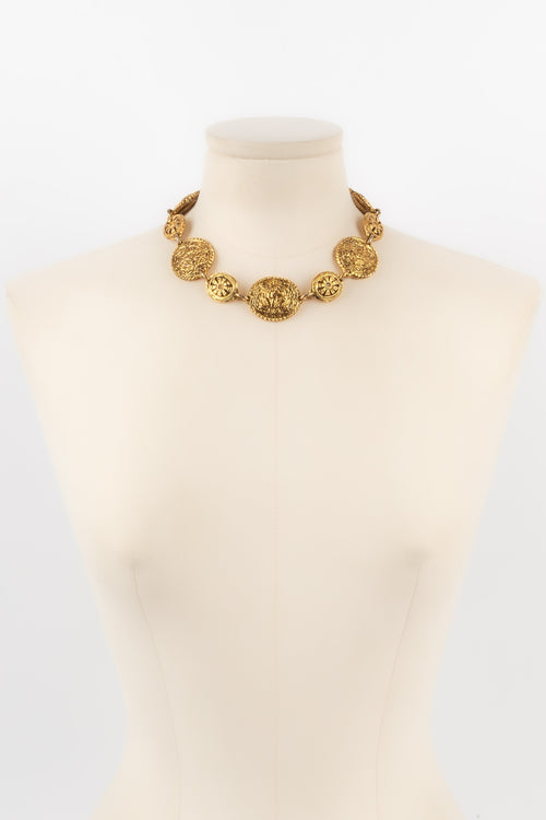 Collier dor Chanel 1980s