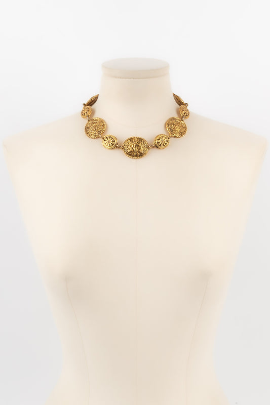 Collier dor Chanel 1980s