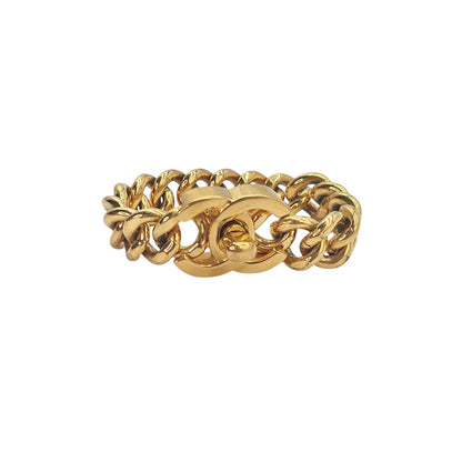 CHANEL CC Turn-Lock Chunky Chain Bracelet - 1996