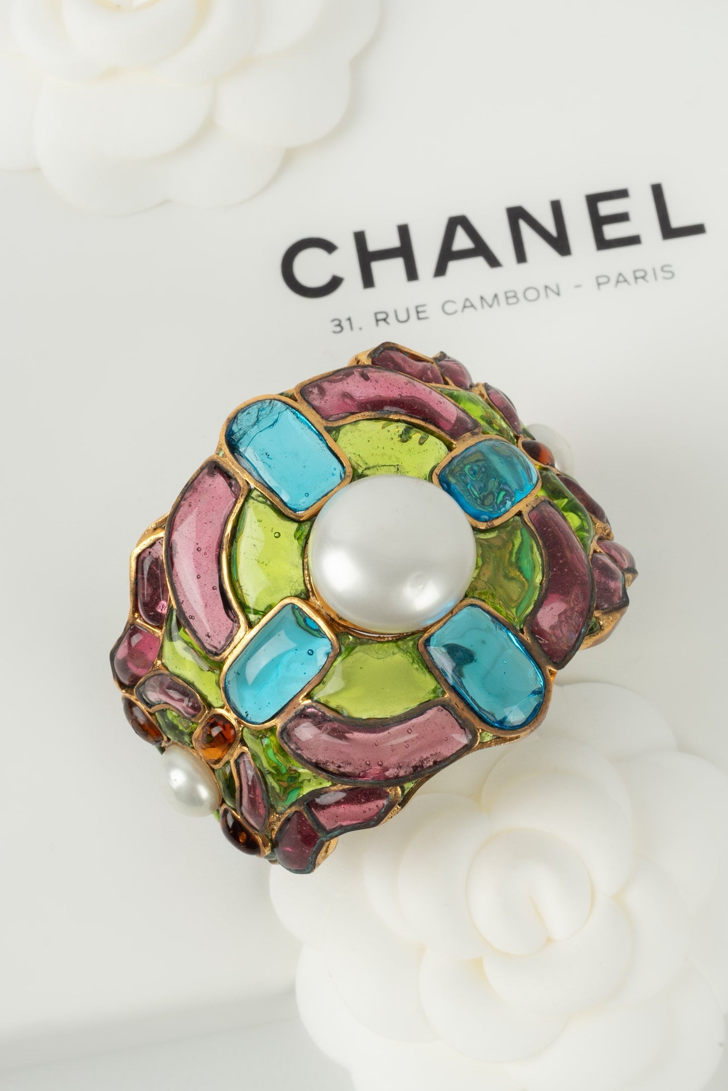 Bracelet en pte de verre Chanel