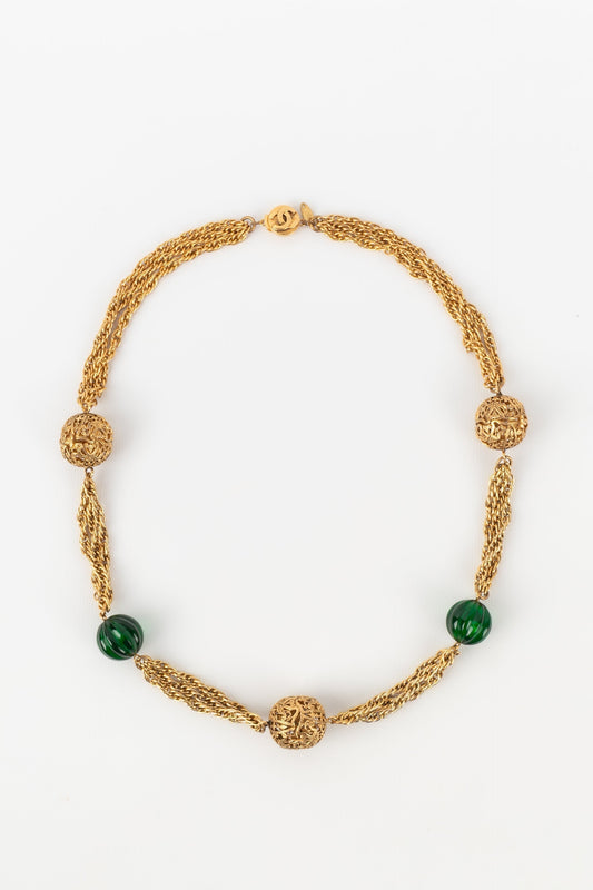 Collier dor Chanel 1984
