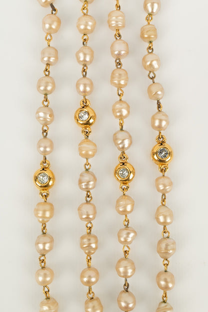 Collier de perles Chanel 1980s