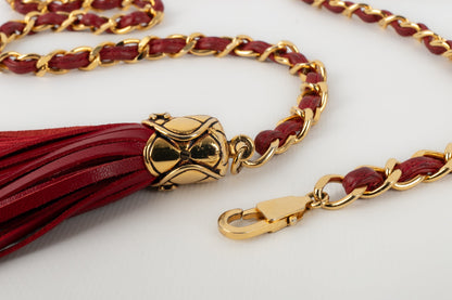 Ceinture en cuir Chanel