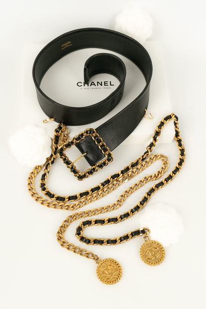 Ceinture en cuir Chanel
