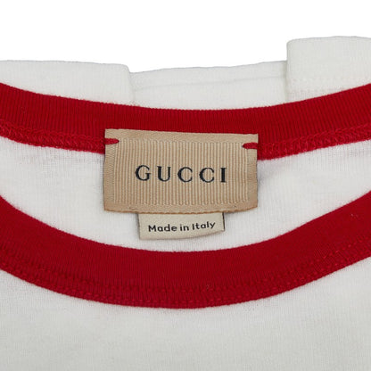 Gucci Cat Cat  Lingerie  y Size 12 White Multicolor Cotton Linen  Gucci