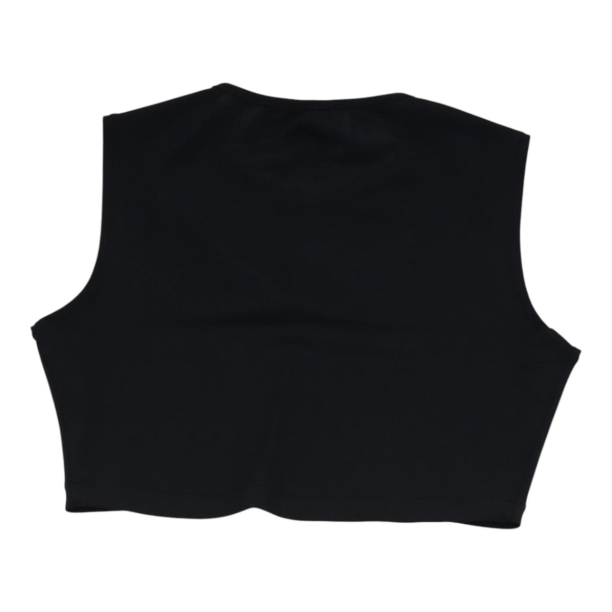 CHANEL Tank Top Silk Black CC FF0061