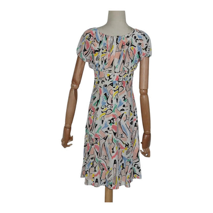 CHANEL One Piece Silk Multicolor CC FF0253