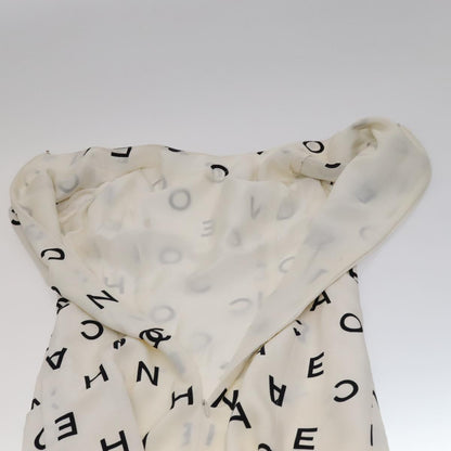 CHANEL One Piece Silk White CC FF0439