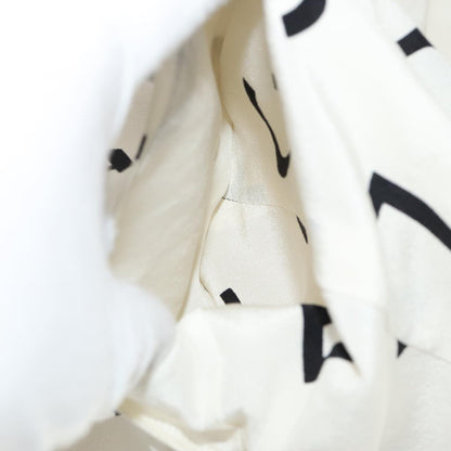 CHANEL One Piece Silk White CC FF0439