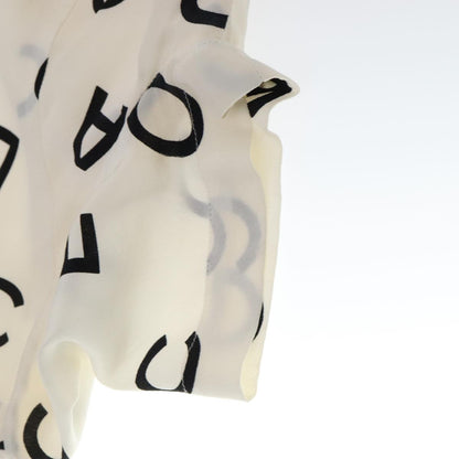 CHANEL One Piece Silk White CC FF0439