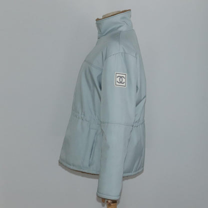 CHANEL Sports Outer Nylon Light Blue CC FF0954