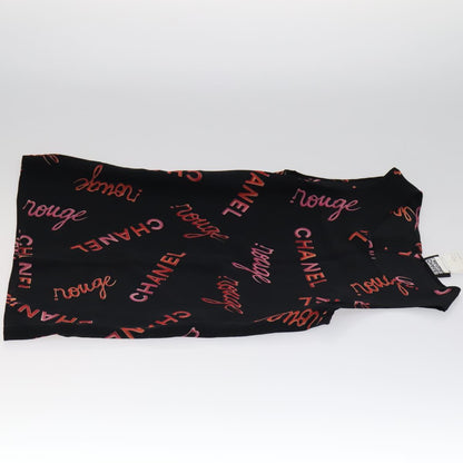 CHANEL Tank Top Silk Black CC FF1644