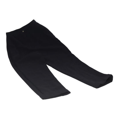 CHANEL Pants Wool Navy C-TK-5914 CC FF2944