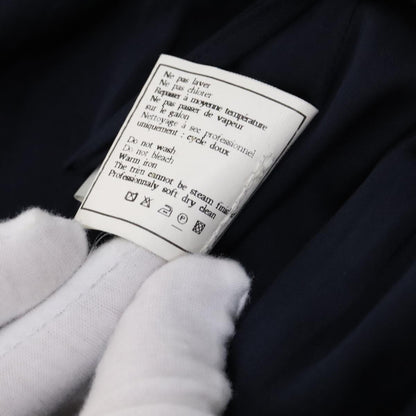 CHANEL Pants Wool Navy C-TK-5914 CC FF2944