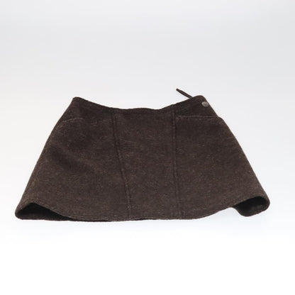 CHANEL Setup Skirt Jacket Wool Brown C-TK-5914 CC FF3295