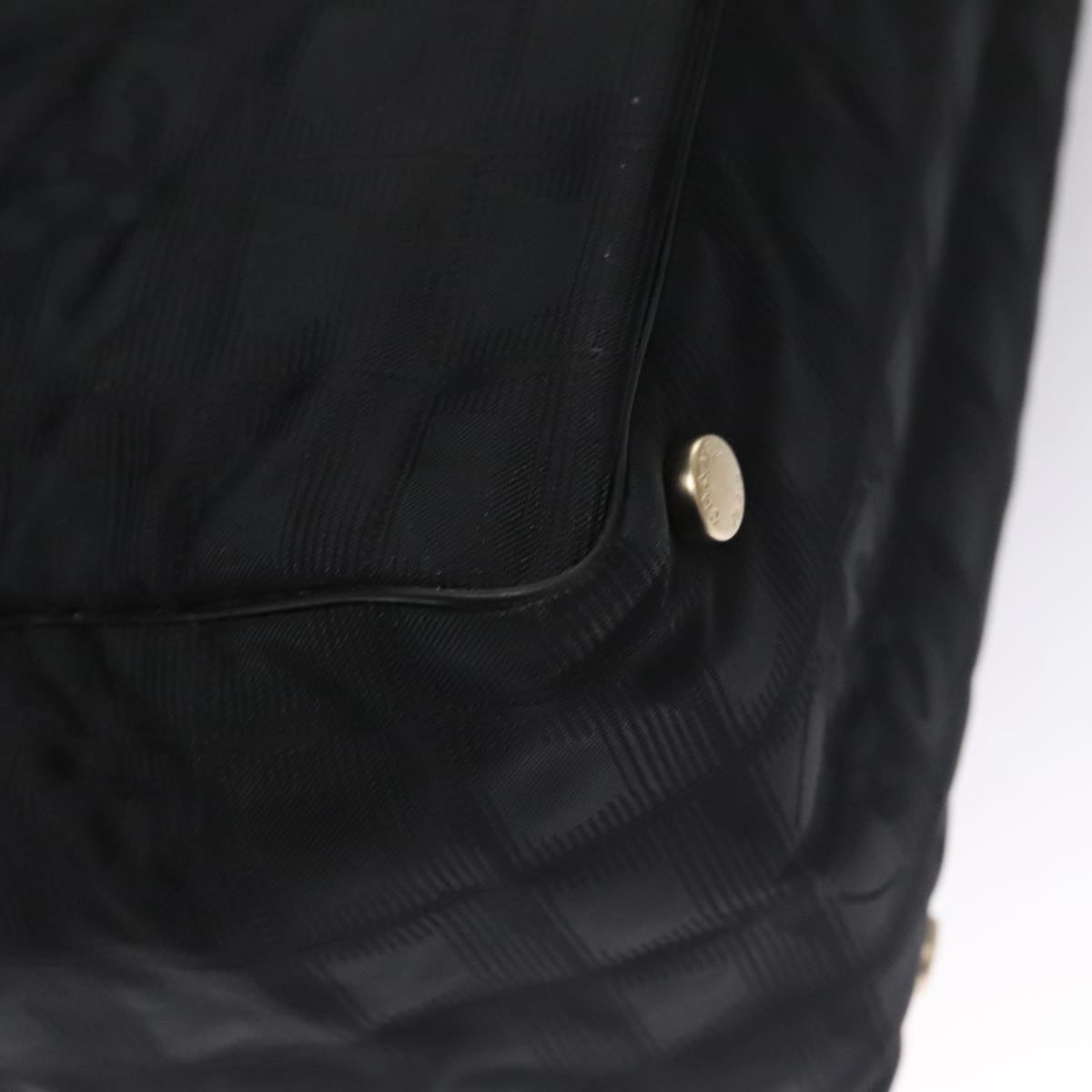CHANEL New Travel line Tote Bag Nylon Black CC FF4204