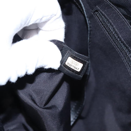 CHANEL New Travel line Tote Bag Nylon Black CC FF4204
