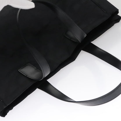CHANEL New Travel line Tote Bag Nylon Black CC FF4204