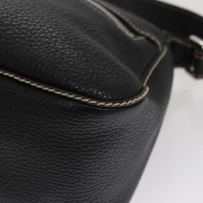 CHANEL Shoulder Bag Caviar Skin Black CC FF4222