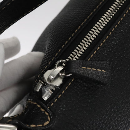 CHANEL Shoulder Bag Caviar Skin Black CC FF4222