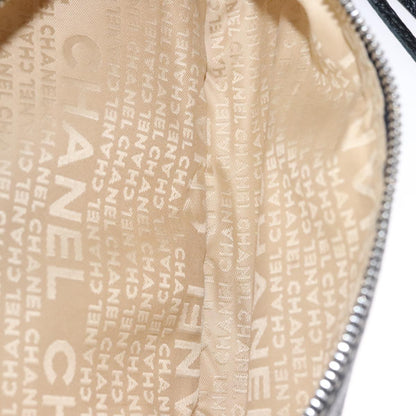 CHANEL Shoulder Bag Caviar Skin Black CC FF4222