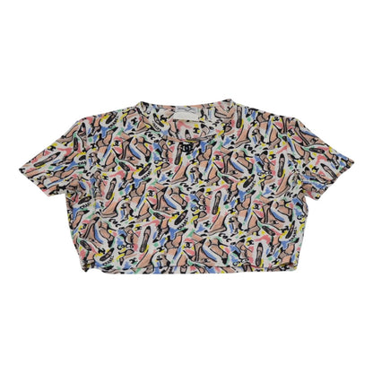 CHANEL Short Sleeve Nylon Multicolor CC FF4348
