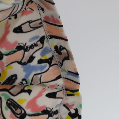 CHANEL Short Sleeve Nylon Multicolor CC FF4348