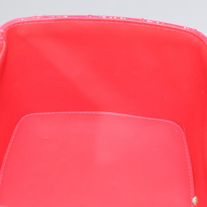 CHANEL Vanity Cosmetic Pouch Enamel Pink CC FF4627A
