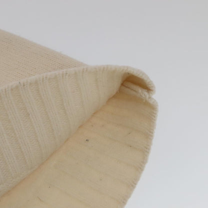 CHANEL Turtleneck Wool Beige CC FF4814