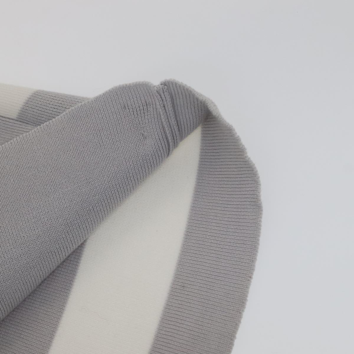 CHANEL Tank Top Cotton 38 Gray CC FF4830