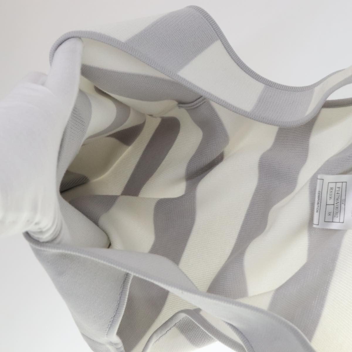 CHANEL Tank Top Cotton 38 Gray CC FF4830