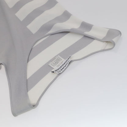 CHANEL Tank Top Cotton 38 Gray CC FF4830