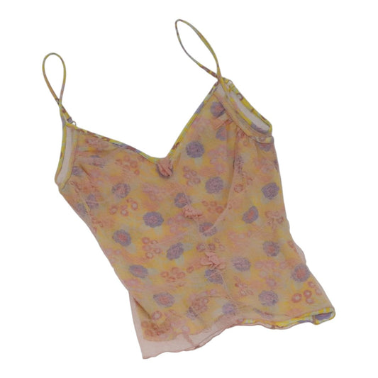 CHANEL Camisole Cotton Yellow CC FF4889