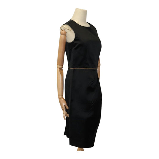 CHANEL One Piece Silk Black CC FF4895