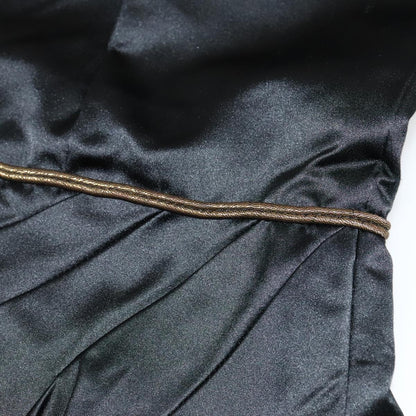 CHANEL One Piece Silk Black CC FF4895