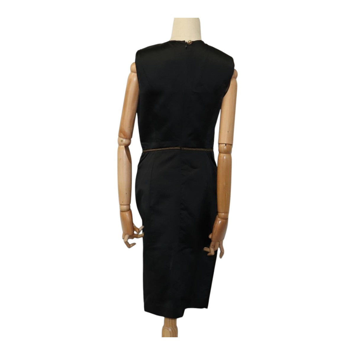 CHANEL One Piece Silk Black CC FF4895