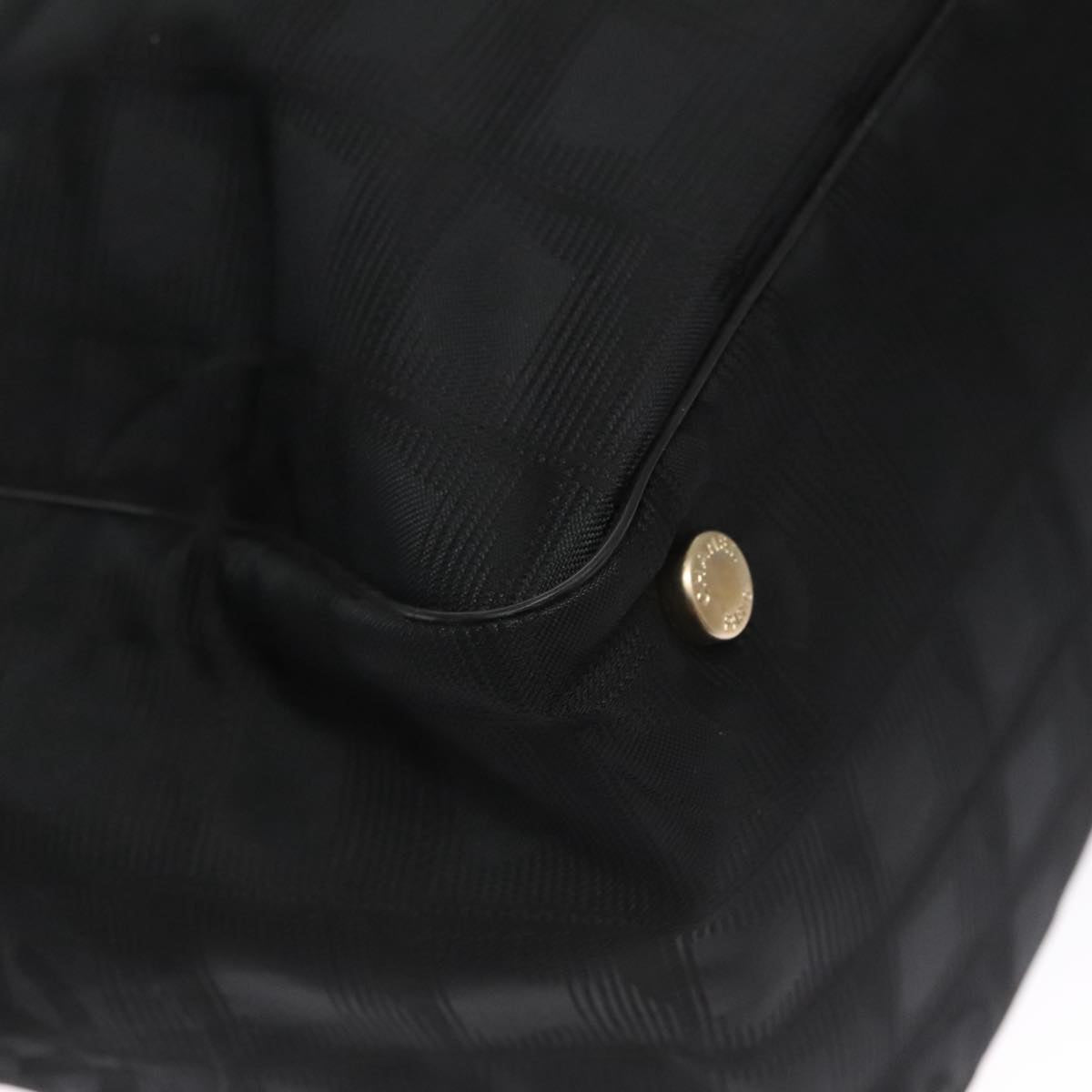 CHANEL New Travel line Tote Bag Nylon Black CC FF5445