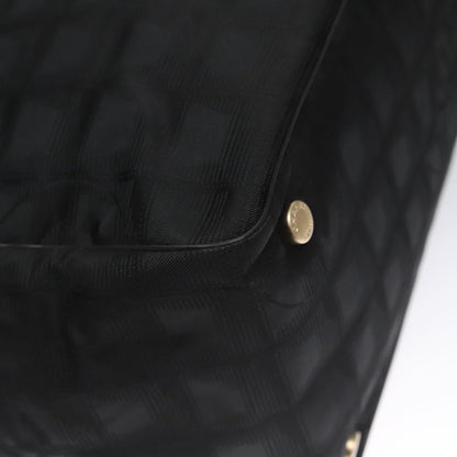 CHANEL New Travel line Tote Bag Nylon Black CC FF5445