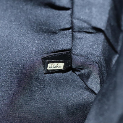 CHANEL Tote Bag Suede Black CC FF5957
