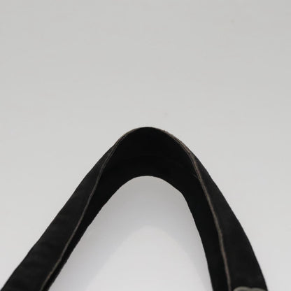 CHANEL Tote Bag Suede Black CC FF5957
