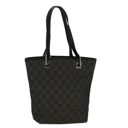 GUCCI GG Canvas Tote Bag Black 31244  fm2943