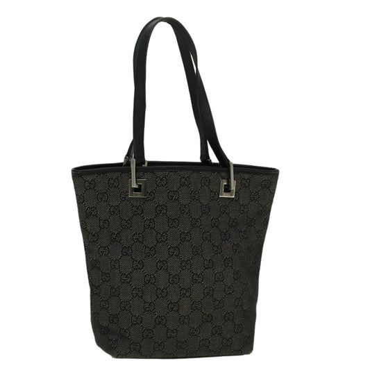 GUCCI GG Canvas Tote Bag Black 31244  fm2943