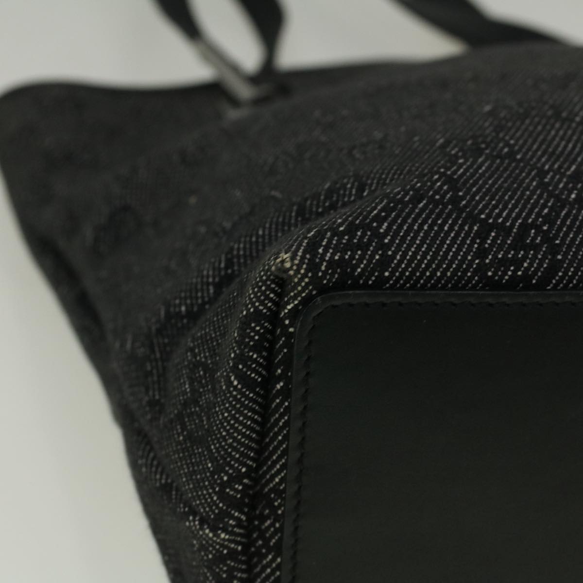 GUCCI GG Canvas Tote Bag Black 31244  fm2943