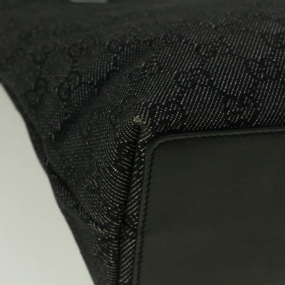 GUCCI GG Canvas Tote Bag Black 31244  fm2943
