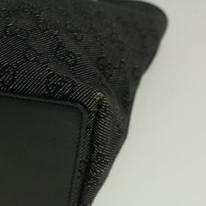 GUCCI GG Canvas Tote Bag Black 31244  fm2943
