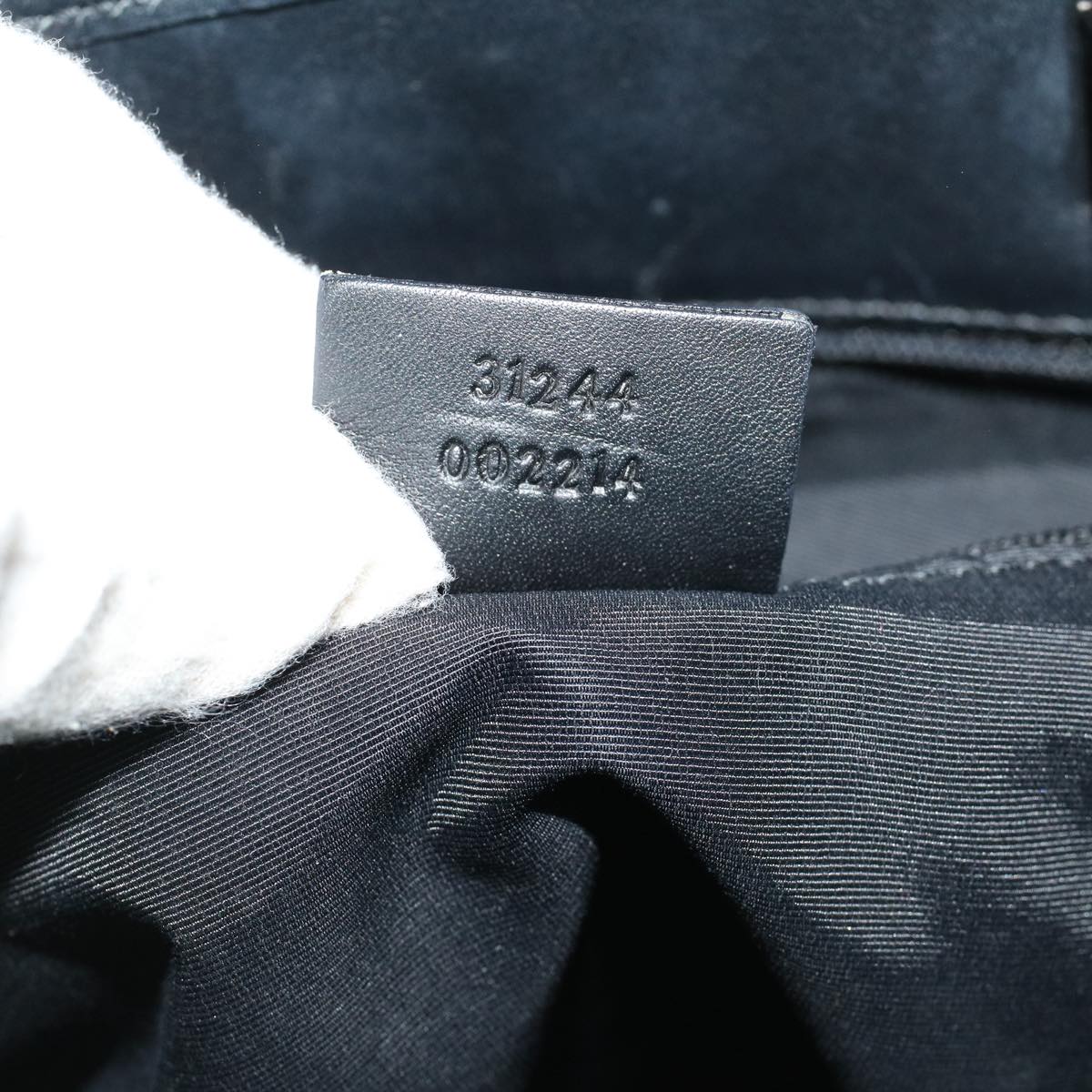 GUCCI GG Canvas Tote Bag Black 31244  fm2943