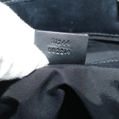GUCCI GG Canvas Tote Bag Black 31244  fm2943