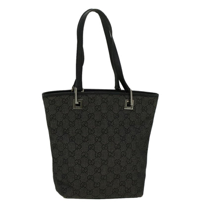 GUCCI GG Canvas Tote Bag Black 31244  fm2943